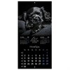 Календарь настенный перекидной 2026 г., BRAUBERG, 12 листов, 28,5х28,5 см, "Black esthetic", 116927 - фото 6843572