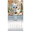 Календарь настенный перекидной 2026 г., BRAUBERG, 12 листов, 21,4х21,4 см, МИНИ, "Magic animals", 116943 - фото 6843637