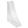 Лоток вертикальный для бумаг BRAUBERG ECO, 240х80х290 мм, сетчатый, прозрачный, 239016 - фото 6843798