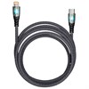 Кабель Type-C - Lightning, 1 м, 3 А, SMARTBUY, для быстрой зарядки и передачи данных, черный, PDTRANSP-BLACK - фото 6942086