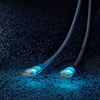Кабель Type-C - Type-C, 1 м, 3 А, SMARTBUY, для быстрой зарядки и передачи данных, черный, FCTRANSP-BLACK - фото 6942091