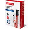 Маркер стираемый для белой доски ЧЕРНЫЙ, BRAUBERG "ULTRA WHITEBOARD MARKER", 3 мм, с клипом, 152634 - фото 6972022