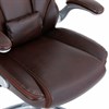 Кресло BRABIX PREMIUM "Phantom EX-553", рециклированная кожа, регулируемый подголовник, коричневое, 532941 - фото 7023197
