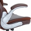 Кресло BRABIX PREMIUM "Phantom EX-553", рециклированная кожа, регулируемый подголовник, коричневое, 532941 - фото 7023205