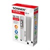 Обогреватель масляный SONNEN DFS-7E, 1500 Вт, механическое управление, 3 режима, 7 секций, белый, 457779 - фото 7023305