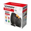 Тепловентилятор SONNEN FH06, механическое управление, 2000Вт, 2 режима обогрева, спиральный нагревательный элемент, черный/оранжевый, 457781 - фото 7023311