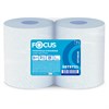 Бумага протирочная FOCUS (W1) Jumbo, 2-сл, КОМПЛЕКТ 2рул, 350м, 1000листов, лист 24х35, 5079731 - фото 7047815
