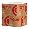 Бумага туалетная FOCUS (T3) Premium, 2-сл, КОМПЛЕКТ 15пач, листовая, 250 листов, V-сл, 5083735 - фото 7047834