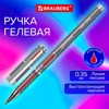 Ручка гелевая BRAUBERG "GEL ONE", КРАСНАЯ, стандартный узел 0,5 мм, линия письма 0,35 мм, 144038 - фото 7099604