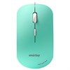 Мышь проводная бесшумная SMARTBUY 288-K, USB, 3 кнопки+1 колесо, оптическая, зеленая 06826, SBM-288-LG - фото 7124333