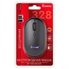 Мышь беспроводная бесшумная SMARTBUY 328AG, USB, 3 кнопки + 1 колесо-кнопка, черный, SBM328AGK - фото 7124348