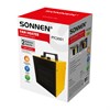 Тепловая пушка SONNEN PTC3001, 3000 Вт, керамический нагревательный элемент, 2 режима, 456206 - фото 7150109