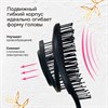 Расческа для волос массажная 22х7 см, НАБОР 2 шт. + щетка для чистки В ПОДАРОК, MONTE VITA (МОНТЕ ВИТА), 457435 - фото 7180911