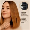 Расческа для волос массажная 22,5х6,5 см, чёрная + щетка для чистки В ПОДАРОК, MONTE VITA (МОНТЕ ВИТА), 457429 - фото 7180922