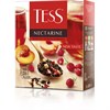 Чай TESS "Nectarine" черный с персиком и земляникой, 100 пакетиков в конвертах по 1,8 г, 1988-09 - фото 7180973