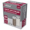 Набор для специй 2х100 мл, MAXI, солонка + перечница, стекло/сталь, круглые, WEGLA (ВЕГЛА), 700230 - фото 7338178