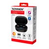 Наушники беспроводные TWS внутриканальные с микрофоном, SONNEN EP-BH25B, Bluetooth 5.3, черные, 514125 - фото 7365732