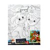 Картина детская по контуру, АССОРТИ 7 видов, 20х25 см, на подрамнике, акрил, кисти, МУЛЬТИ АРТ, 8084 - фото 7455287