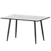 Стол нераздвижной Бетта Обеденные столы в пластике Бетта 1200 Лофт/Черный муар - фото 7458509