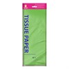 Цветная бумага ТИШЬЮ 17г/м2, 50х66см, 10 листов пастель салатовый, ЗОЛОТАЯ СКАЗКА, 116482 - фото 7499316