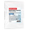 Пакеты БОПП с клеевым клапаном, КОМПЛЕКТ 100 штук, 10х10 + 4 см, 25 мкм, с усиленным швом, BRAUBERG, 700404 - фото 7527317