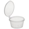 Соусник одноразовый 50мл Стандарт с верхней крышкой прозрачный, ВЗЛП, ШК7609, 1245П2 - фото 7539984
