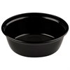 Контейнер одноразовый 530 мл, С КРЫШКОЙ, круглый, диаметр 152 мм, черный/прозрачный, ПП, ВЗЛП, 1264Ч - фото 7539985