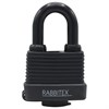 Замок навесной стальной "Всепогодный", ширина 40 мм, оцинкованный, прорезиненный, 3 ключа, RABBITEX (РАББИТЕКС), 671300 - фото 7572340