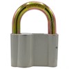 Замок навесной алюминиевый с пластиковым покрытием, ширина 70 мм, 3 ключа, RABBITEX (РАББИТЕКС), 671305 - фото 7572357