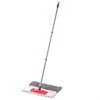 Швабра с флаундером 40 см составной черенок 120 см МОП микрофибра/абразив + МОП СИНЕЛЬ, PERKLIN, 700987 - фото 7572392
