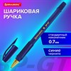 Ручка шариковая BRAUBERG BP-GT GLD BLUE, СИНЯЯ, корпус тонированный, пишущий узел 0,7 мм, линия письма 0,35 мм, 144505 - фото 7572416