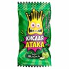 Конфета жевательная КИСЛАЯ АТАКА с кислым центром, ассорти 3 вкусов, 4,5 г, KA-1-1 - фото 7636385
