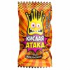 Конфета жевательная КИСЛАЯ АТАКА с кислым центром, ассорти 3 вкусов, 4,5 г, KA-1-1 - фото 7636390
