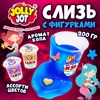 Слайм Слизь с фигурками, русалочки, 200 гр, АССОРТИ 3 вида, JOLLY JOT, 666666 - фото 7636408