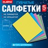 Салфетки губчатые для уборки кухни 15*18см ЦЕЛЛЮЛОЗНЫЕ, КОМПЛЕКТ 5шт, цветные, LAIMA, 700267 - фото 7636446