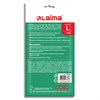 Перчатки МНОГОРАЗОВЫЕ латексные с АРОМАТОМ АЛОЭ, хлопковое напыление, ОСОБО ПРОЧНЫЕ, размер 8-9, L (большой), зеленые, LAIMA, 700546 - фото 7636476