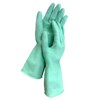 Перчатки МНОГОРАЗОВЫЕ латексные с АРОМАТОМ АЛОЭ, хлопковое напыление, ОСОБО ПРОЧНЫЕ, размер 7-8, M (средний), зеленые, LAIMA, 700545 - фото 7636482