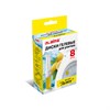 Диски гелевые, освежитель и очиститель для унитаза, 8 дисков 44 г, LAIMA, "Лимон", шприц, 609795 - фото 7700581