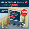 Пластилин скульптурный ТВЕРДЫЙ ТЕЛЕСНЫЙ "Секреты художника", 0,5 кг, BRAUBERG ART, 107482 - фото 7739757
