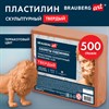 Пластилин скульптурный ТВЕРДЫЙ ТЕРРАКОТОВЫЙ "Секреты художника", 0,5 кг, BRAUBERG ART, 107483 - фото 7739759