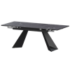 Стол раздвижной Дуэт Обеденные столы в пластике Дуэт 1400х800+300 (Н-3829) Даркстоун/Черный муар - фото 7739808