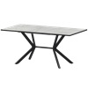 Стол раздвижной Сириус Обеденные столы в пластике Сириус 1200+300 R20 (Н-3831) Серый Каспий/Черный муар - фото 7739880