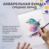 Бумага для акварели БОЛЬШАЯ А3 в папке, 20 листов, 200 г/м2, среднее зерно, BRAUBERG ART CLASSIC, 116352 - фото 7777824