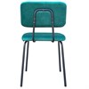 Стулья BRABIX "Dream CF-090", КОМПЛЕКТ 4 шт., черный каркас, ткань зеленая, 533253 - фото 7865609