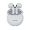 Наушники беспроводные TWS вкладыши с микрофоном CROMEX (КРОМЕКС) EP-T28W, Bluetooth 5.4, белые, 514121 - фото 7922113