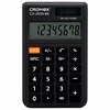 Калькулятор карманный CROMEX (КРОМЕКС) CX-210N-BK (96х62 мм), 8 разрядов, двойное питание, черный, 273834 - фото 7943388
