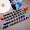 Маркер двусторонний для CD/DVD/BD ЧЕРНЫЙ CENTROPEN, 0,6 мм/2,5 мм, 3616, ш/к 27693, 636160112 - фото 7956719