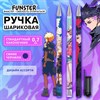 Ручка шариковая с принтом FUNSTER STICK "ANIME", СИНЯЯ, SOFT TOUCH покрытие, узел 0,7 мм, линия 0,35 мм, 144392 - фото 8025991