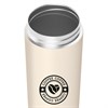 Термокружка 380 мл JOYLUX CLASSIC COFFEE, нержавеющая сталь SUS304, бежевый с принтом, 700273 - фото 8047182