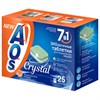 Таблетки для посудомоечных машин 25шт AOS 7в1 Crystal Complete, ш/к 05908, 362-5 - фото 8047217
